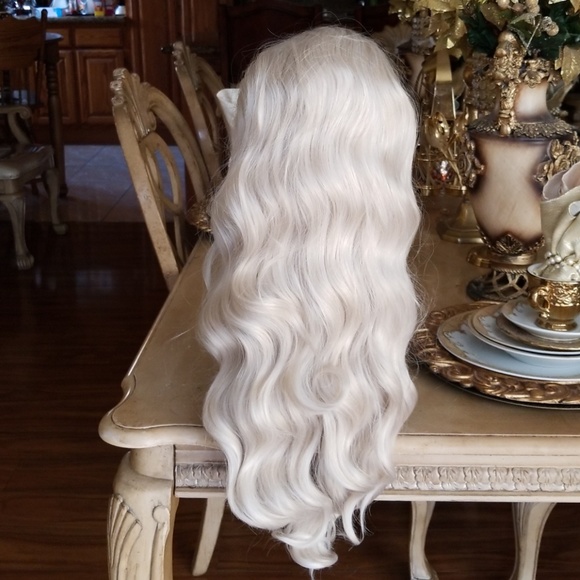 White Blonde Lace Front Wig 22-26 inches